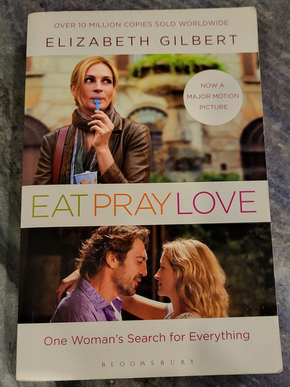 Eat Pray Love by Elizabeth Gilbert - Paperback